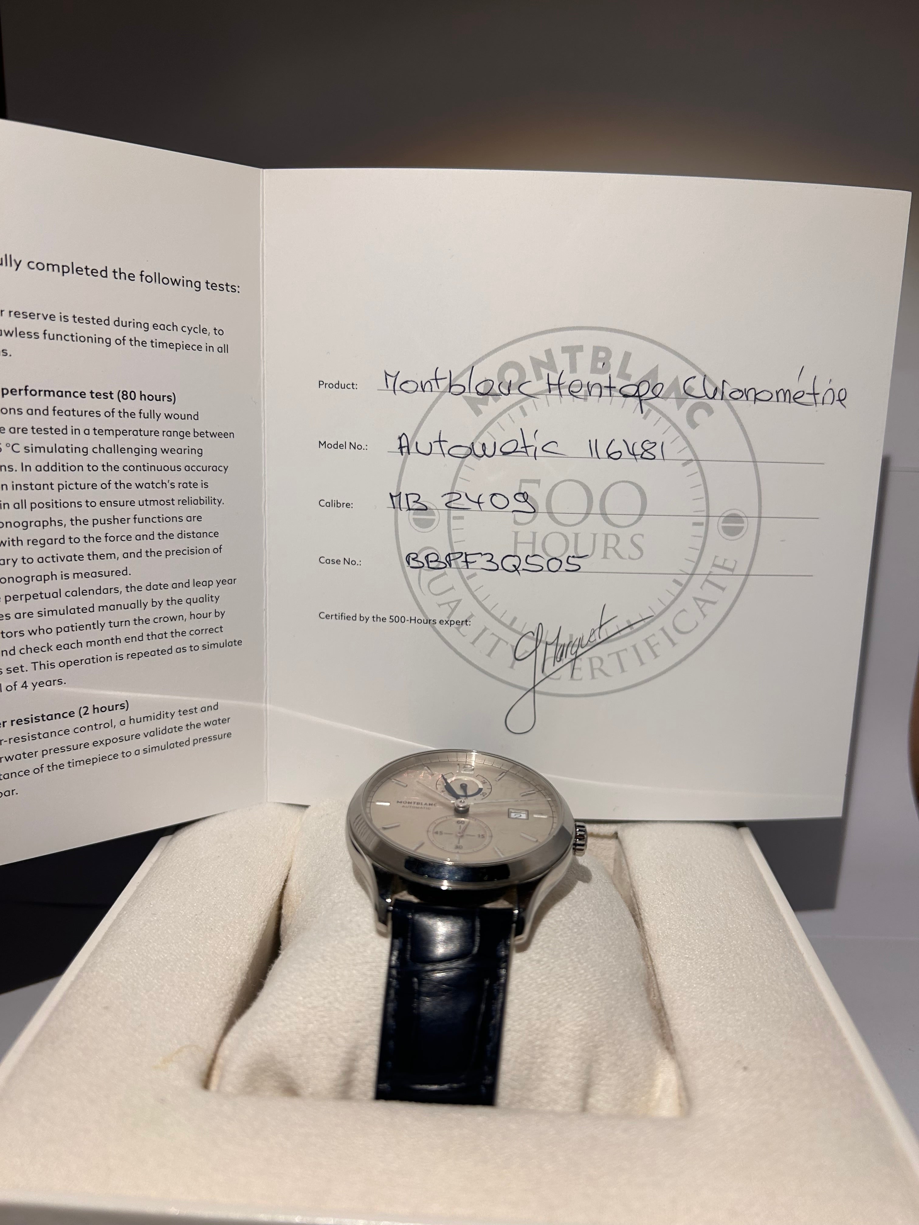 Montblanc Heritage Chronométrie